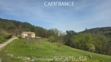 A PRANLES, à 15mn de PRIVAS – Maison de 117 m² sur terrain de 8400 m² – Sous-sol complet - Environnement calme et naturel et sans vis-à-vis – Piscine