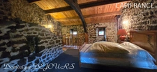 Ardèche, 5 minutes by car from St Pierreville in the heart of the Monts d'Ardèche national park, spacious house of 178m² with a large outbuilding of 200m² on 2 levels to be converted
