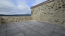 Ardèche, Saint Michel de Chabrillanoux, stone hamlet house - 167m² living space - Terrace with exceptional views