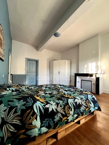 Immeuble en pierre à vendre, avec appartement (140 m2), local commercial (35 m2), cour intérieure et caves en plein centre de FLEURANCE (32)