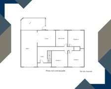 Maison de plain-pied entièrement rénovée d'environ 124 m² + Véranda 