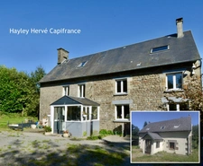 Propriété à vendre Proche Vire Calvados  (14) avec deux maisons d'habitation sur un terrain de 9 Hectares - Propriété équestre / gite