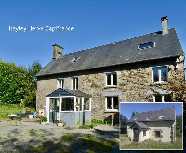 Propriété à vendre Proche Vire Calvados  (14) avec deux maisons d'habitation sur un terrain de 9 Hectares - Propriété équestre / gite