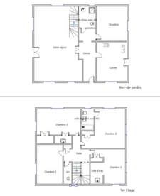 5 bed detached coastal property for sale with garage, garden of 486m2, Colleville Montgomery Plage, near Ouistreham (14) Calvados, Normandy