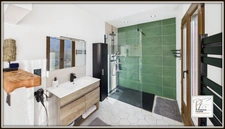 Maison lumineuse de 180 m² au sol – Jardin, garage, sous-sol – Briançon