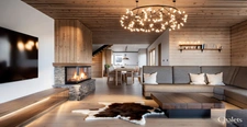 Dpt Hautes Alpes (05), for sale LE MONETIER LES BAINS Exceptional chalet of 448.55 m²