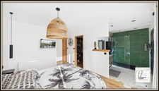 Maison lumineuse de 180 m² au sol – Jardin, garage, sous-sol – Briançon