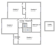 Maison 120 m² à vendre à Lattes Maurin; 4 chambres, jardin, stationnement, proche Montpellier et plages; Hérault 34