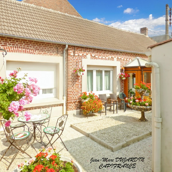 VILLERS-OUTREAUX (59) – Vente en Viager occupé – Maison 4 pièces, 2 chambres, garage et jardin
