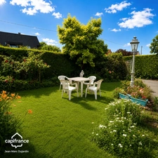 BOUVIGNIES: Maison individuelle 115 m² à la campagne, jardin clos et belle pièce de vie