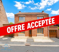 Maison 105 m², 4 chambres, jardin et grand garage à Fenain
