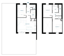 Duplex appartement à vendre 4 pièces CANEJAN (33), 2 parking, jardin 85 m²
