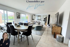 Pavillon individuel semi plain-pied 130 m2, 4 chambres avec garage et son studio indépendant de 30m2 - Thun Saint Amand (59) de 130m2