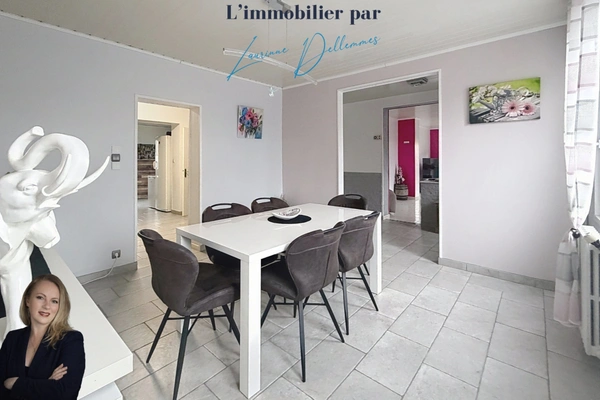 Charmante maison semi-individuelle au calme dans un secteur prisé - 5 chambres dont 1 en rez de chaussée - 155m2 – Semi plain-pied – Nivelle (en belle campagne de Saint-Amand-les-Eaux 59)