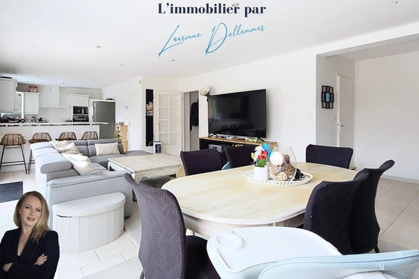 Pavillon individuel semi plain-pied 130 m2, 4 chambres avec garage et son studio indépendant de 30m2 - Thun Saint Amand (59) de 130m2