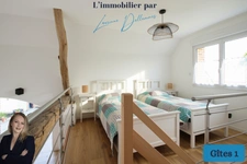 Propriété complète : Une maison de 160m2 + 3 gîtes meublés (possibilité 4) + Hangar + Terrain à Nivelle (59)