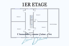 Superbe immeuble de rapport/Bureaux à vendre à ANZIN (59) - Maison bourgeoise en double distribution