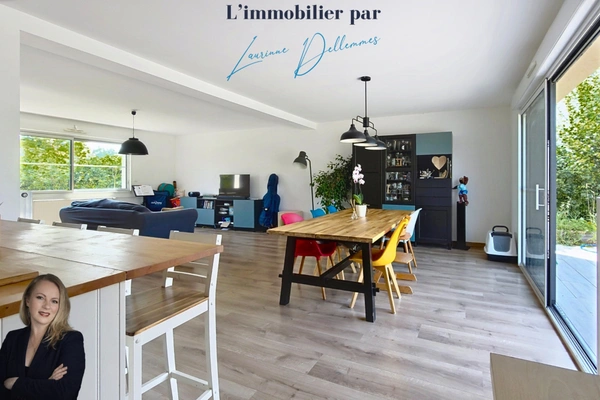 Maison Individuelle Semi Plain-Pied 155m2, 5 chambres et 1 bureau, dans le quartier très prisé du Mont des Bruyères, Saint-Amand-les-Eaux (59)