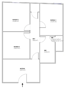 EXCLUSIVITÉ – Cœur de La Valentine - Vente murs commerciaux – Local commercial traversant libre – 55,85 m² – Emplacement n°1