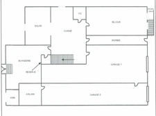 Maison de caractère T7 de 174m2 + grange à Desandans 