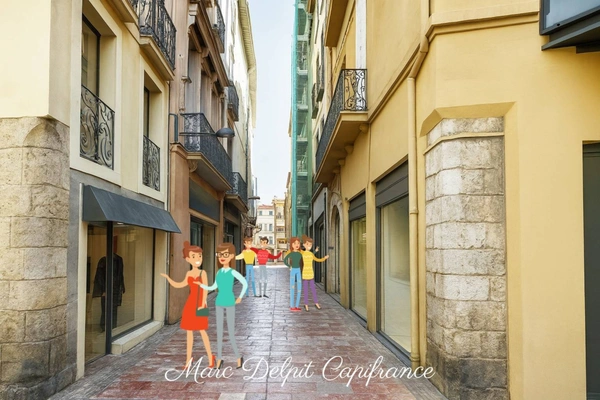 Local commercial Bail à céder - PERPIGNAN (66) - Rue de la loge - tous commerces, services à la personne...