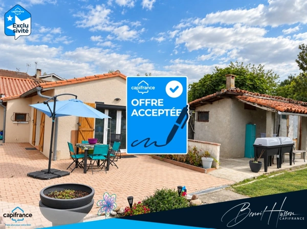 Maison T4 de 81m² sur terrain de 527m²