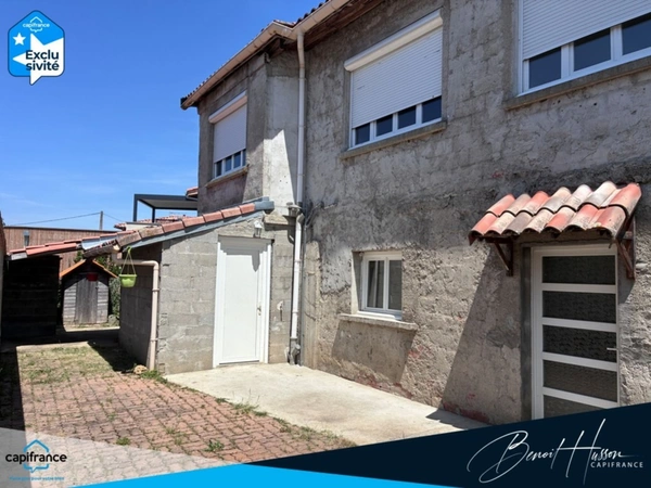 Maison de village T4 de 106m² avec extérieur