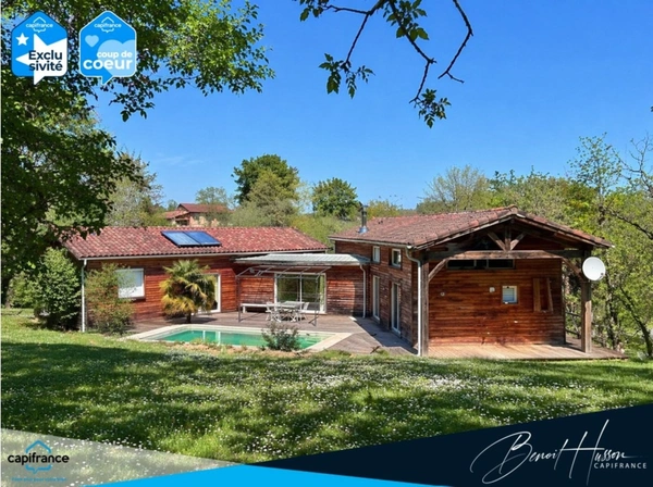 Maison ossature bois de 165m² sur 5804m² de terrain arboré
