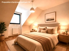 Appartement F2 lumineux avec balcon sans vis à vis - dernier étage avec ascenseur - résidence de 2008