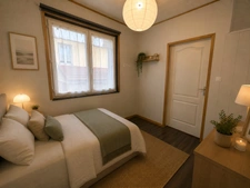 APPARTEMENT TYPE MAISONNETTE 54m2- TERRASSE - 1 CHAMBRE - MEZZANINE - BUANDERIE - CAVE