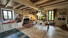 For sale, Authentic Charentaise farmhouse of 186 m² living space with large wooded grounds in Berneuil 