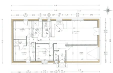Maison récente à personnaliser type 4 pièces à  VENSAC (33) de 98.44 m2