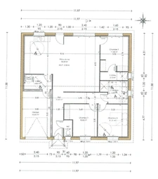 Maison neuve à personnaliser, 4 pièces VENSAC (33) 103.69 m2