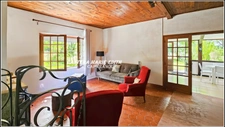 Maison MEUBLEE de PLAIN-PIED - 7 pièces +Véranda + Hangar - Proche VIC-FEZENSAC dans le GERS (32)