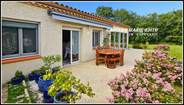 Maison RENOVEE, PLAIN-PIED  4 pièces ORDAN LARROQUE (32) Jardin clôturé, sans vis à vis 