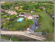 MAISON PLAIN-PIED + GÎTE INDEPENDANT - MARAMBAT (32) 164 M² - T7 - AVEC PISCINE - GARAGE - SANS VIS à VIS 