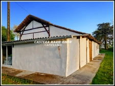Maison MEUBLEE de PLAIN-PIED - 7 pièces +Véranda + Hangar - Proche VIC-FEZENSAC dans le GERS (32)