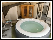 Maison MEUBLEE de PLAIN-PIED - 7 pièces +Véranda + Hangar - Proche VIC-FEZENSAC dans le GERS (32)