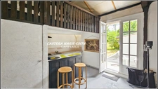 Maison MEUBLEE de PLAIN-PIED - 7 pièces +Véranda + Hangar - Proche VIC-FEZENSAC dans le GERS (32)