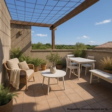 T4 en duplex de 92 m2 au centre de Bourg-Saint-Andéol 