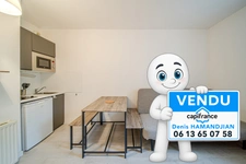 LYON 9ème VAISE - Studio de 19 m² vendu meublé – Rez-de-chaussée – Proche métro