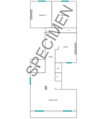UNDER PROSPECT OF SALE // For sale: 64-square-meter 2-bedroom apartment in Marseille's 8th arrondissement