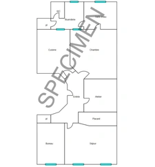 For Sale: 72-square-meter 2-bedroom-plus apartment in Marseille, 1st District
