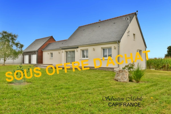Maison de plain-pied avec double garage à vendre à Roz sur Couesnon (35) en Baie du Mont Saint Michel