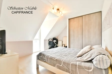 Maison contemporaine à vendre 4 chambres dont 1 au RDC, avec 2 doubles garages, (50) PONTORSON - Terrain de 2000 M²