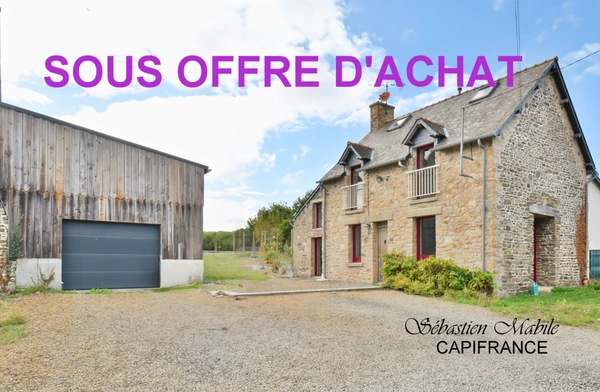 Maison en pierres à vendre 3 pièces (35) en Bretagne dans la Baie du Mont Saint Michel 