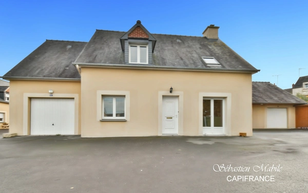 Maison 5 pièces avec vie de plain pied au rez de chaussée - PONTORSON (50)