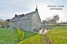 LONGERE EN PIERRES: 2 Maisons rénovées à vendre en Bretagne  - Val Couesnon - Antrain sur un terrain de 1380 M²