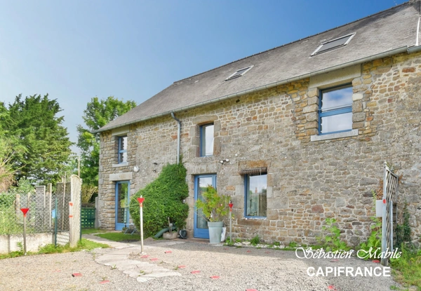 Maison (2 logements) à vendre 7 pièces ROZ SUR COUESNON (35) en Baie du Mont Saint Michel
