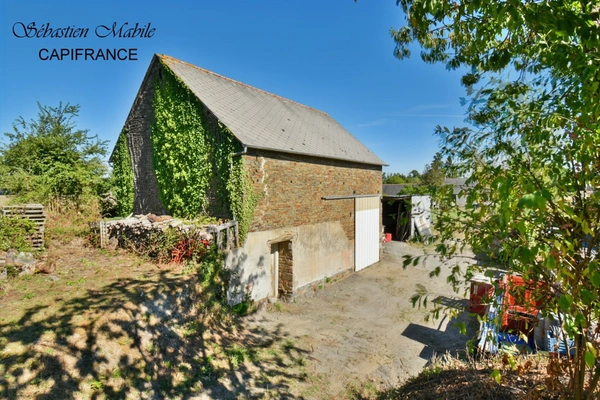 Grange en pierres avec hangar à vendre Pleine-Fougères (35) en Bretagne en Baie du Mont Saint Michel